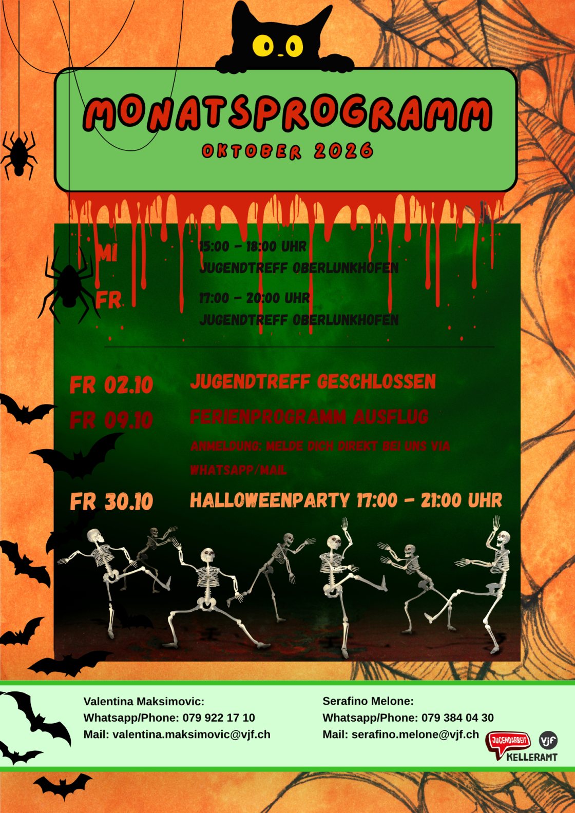 Monatsprogramm Oktober